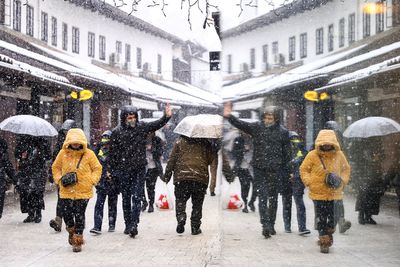 Rescue of hikers in Slovenia resumes as snow brings traffic chaos and power outages across Balkans