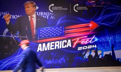 ‘God is not done with America’: Trump supporters take victory lap at star-studded Turning Point USA event