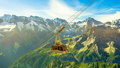 Want to test your nerves? The ‘world’s steepest cable car’ has just opened in Switzerland