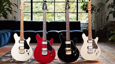 “Okay, this one guitar, this is going to get me through everything I need to do”: Ernie Ball Music Man and James Valentine launch 2024 signature collection – two boost-equipped electric guitars designed for a wide range of playing styles and sounds