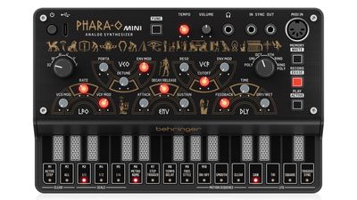 Behringer's Phara-O Mini is a clone of the Korg Volca Keys that's inexplicably themed around ancient Egypt