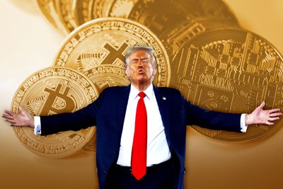 Trump gets cozy with crypto