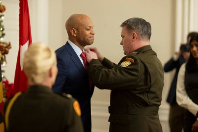 Following controversy, Maryland Gov. Wes Moore receives Bronze Star for Army service 18 years ago