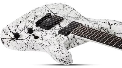 “Each C-1 Ink Bomb is uniquely hand-splattered, making every guitar a one-of-a-kind masterpiece”: Schecter drops a Jackson Pollock-inspired electric with Seymour Duncan Blackouts for alt-metal adventure