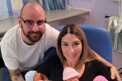 21 NHS staff help deliver triplets born three weeks early