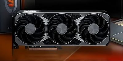 Radeon RX 9070 XT reference design purportedly revealed — RDNA 4 GPU emerges with black and a triple fan cooler design