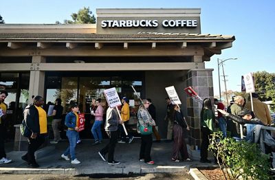 US Starbucks workers’ strike expands to 11 states as Christmas approaches