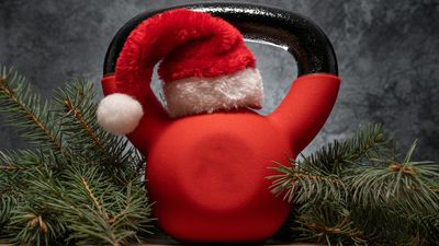 "12 kettlebell swings, 11 mountain climbers…"—this 12 days of Christmas kettlebell workout is the most festive way to get moving and it only takes 20 minutes