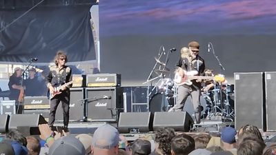 “Further proof that the gear doesn’t matter when you have the skills to pay the bills”: When their gear didn’t turn up for a festival performance, Primus played brand-new Fender guitars from Guitar Center – with the tags still on