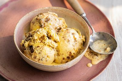 Hate Christmas pudding? Try Prue Leith’s leftover Christmas cake ice cream