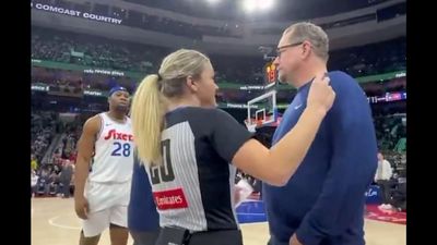 Mics Caught NBA Ref's NSFW Admission to Screwing Up Ejection in 76ers-Spurs