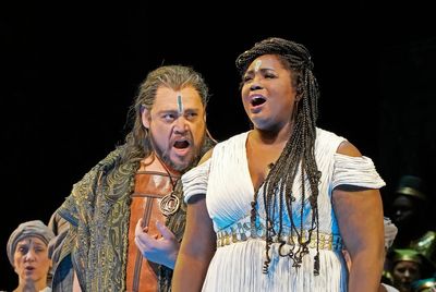 Soprano Angel Blue sings her first Metropolitan Opera 'Aida' in a new production