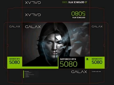 Alleged GALAX GeForce RTX 5080 box art surfaces online preceding next month's CES 2025 debut