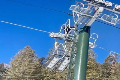 Five injured after chairlift crash at Lake Tahoe ski resort sends riders plummeting to ground