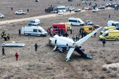 Passenger Plane Crashes Near Kazakh City, Survivors Reported