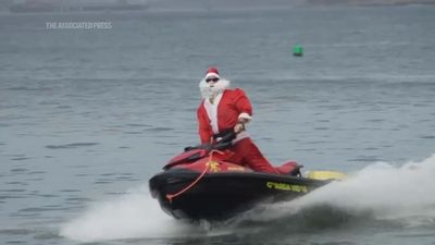 Seriously, What Else Would Santa Ride In Rio But a PWC?