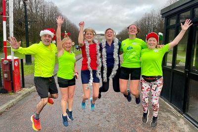 Christmas Day festive run at Stormont breaks course participation record