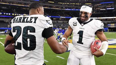 Jalen Hurts, Saquon Barkley Gave Special Holiday Gifts to Eagles O-Line