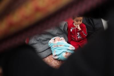 Newborn Baby Freezes To Death In Gaza Tent Encampment