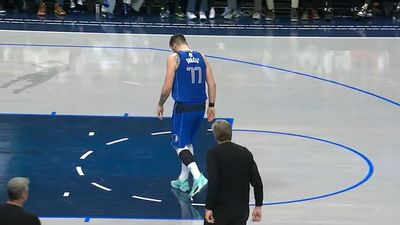 Luka Doncic Suffers Concerning Non-Contact Leg Injury During Christmas Day Game