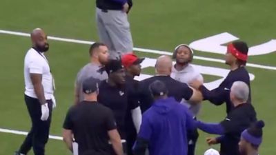 Joe Mixon Confronted Ravens Player After Errant Punt Hit Texans Assistant Coach