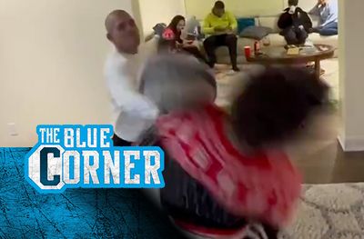 Video: UFC champion Alex Pereira gets double KO in Christmas pillow fight with his son