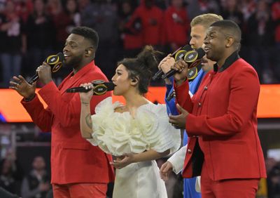 WATCH: Grammy winning group Pentatonix brings house down with National Athem at Texans game