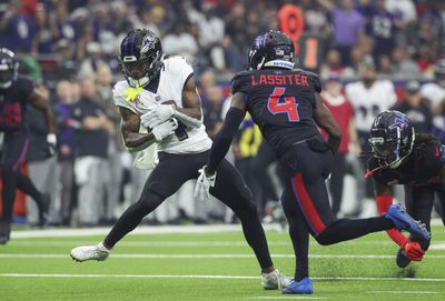 WATCH: Texans DB Kamari Lassiter forces safety vs. Ravens on Christmas