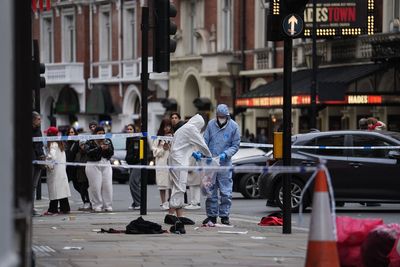 Man questioned after four pedestrians hit by car in West End