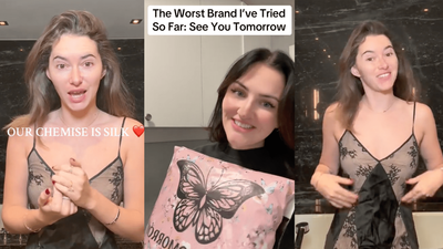 TikTok Calls Out Influencer Madeleine White For Major Mess Up With See You Tomorrow Pyjama Line