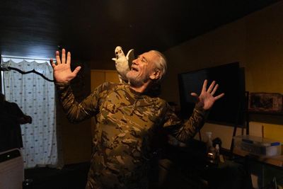 Dale’s balcony in Kings Cross has become a refuge for injured birds, but the healing goes both ways