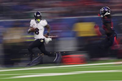 WATCH: Lamar Jackson says he was jogging on 48-yard TD run vs. Texans