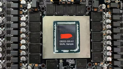 Nvidia's unreleased RTX 5090 pictured with huge GPU die, sports 32GB of GDDR7 memory