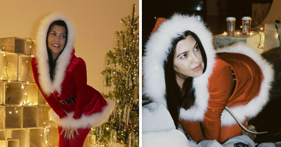 “So This Is Just A Starbucks Ad?”: Kourtney Kardashian’s Suggestive Christmas Shoot Sparks Fury