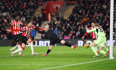 West Ham’s Fabianski carried off but Jarrod Bowen sinks Southampton