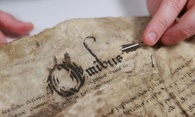 Painstaking work to conserve Ireland’s oldest paper documents begins