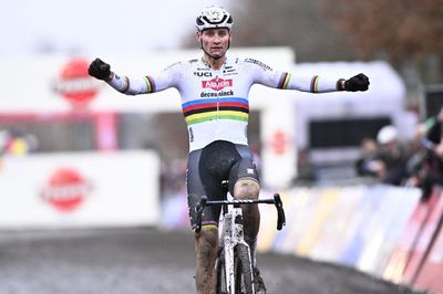 'I was getting a bit annoyed at myself' - Mathieu van der Poel overcomes late mistakes to claim another solo victory in Gavere