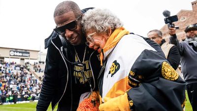 Deion Sanders Adorably Shouts Out Buffs Superfan Miss Peggy Ahead of Alamo Bowl