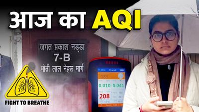 Dec 27, 2024: Aaj Ka AQI from health minister JP Nadda’s home