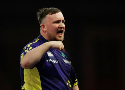 What time is Luke Littler playing tonight at the World Darts Championship?