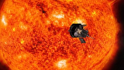 Nasa’s Parker probe phones home after ‘touching Sun’ in historic mission