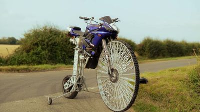 Someone Built a Superbike Penny Farthing, and It Isn't In Portland