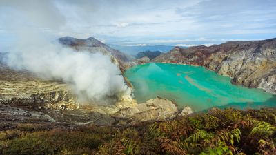 Kawah Ijen: The volcano in Indonesia that holds the world's largest acidic lake at its heart