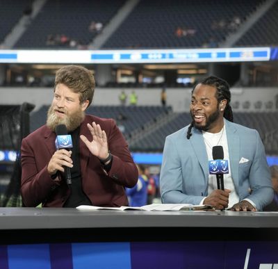 Ryan Fitzpatrick joins Richard Sherman in ice bath at Soldier Field