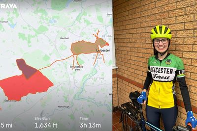 Cyclist creates Christmas-themed routes as part of festive ride challenge