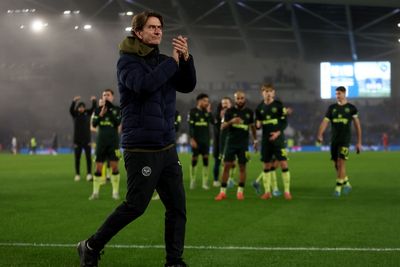 Thomas Frank unhappy with officials in game with Brighton