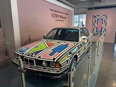 South African retrospective exhibition honors the colorful work of artist Esther Mahlangu