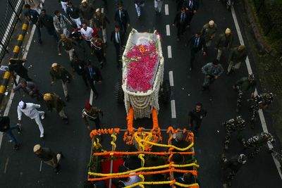 India bids goodbye to former prime minister Manmohan Singh in state funeral