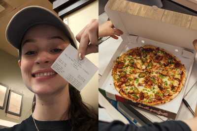 Gen Z grad landed internship by wearing her university baseball cap to her pizza joint job