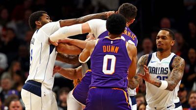 Three Players Ejected As Jusuf Nurkic, Naji Marshall Exchange Blows in Suns-Mavs Fight